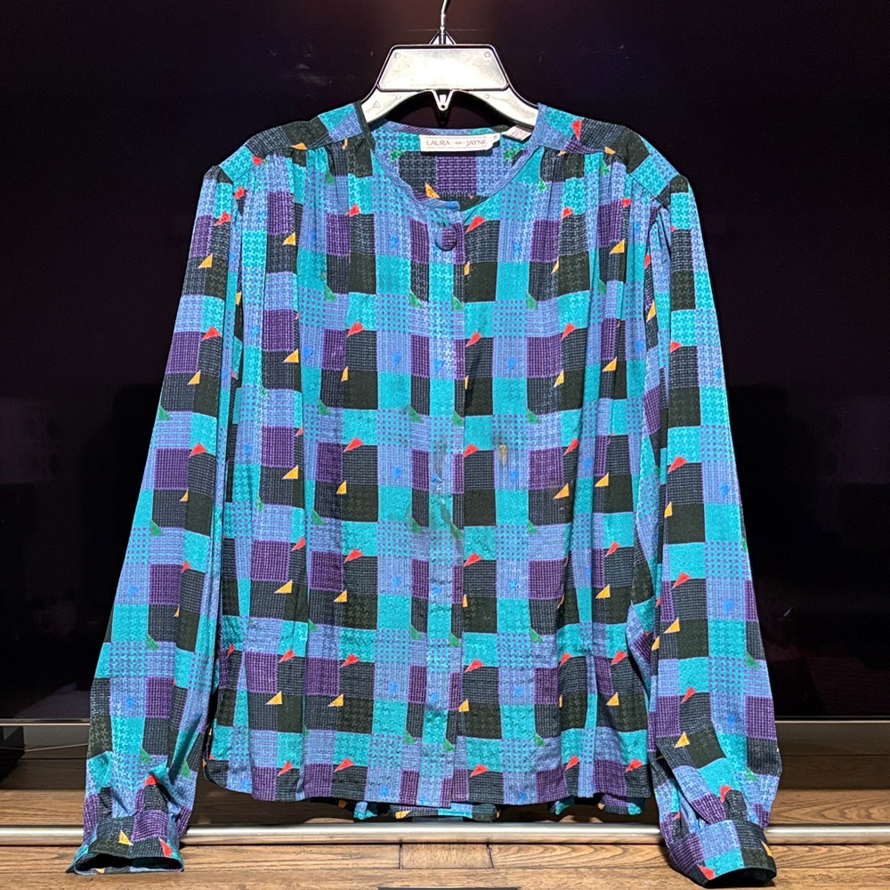 Colorful Geometric Women’s Shirt